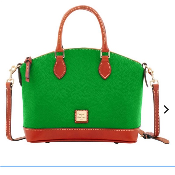 SOLD Dooney & Bourke Kelly Green Darcy Satchel - Picture 13 of 13